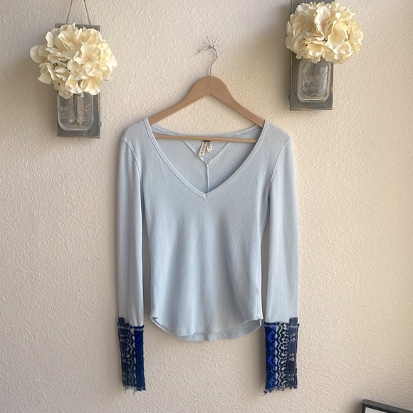 Free People Art School Embroidered Top - Picture 4 of 9